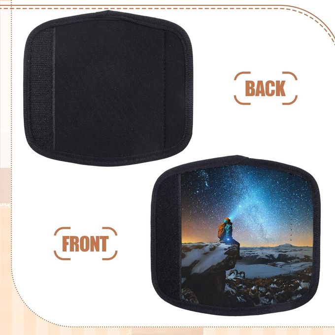 Sublimation Neoprene Luggage Handle Wrap Personalized Luggage Handle Wrap For Travel Cute Luggage Tag