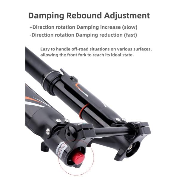 Dnm USD-6s Enduro Moutain Bike Inverted Air Suspension Fork Front Suspension Forks 160mm Travel