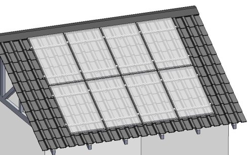 0-60 aleación de aluminio del paisaje del retrato de los sistemas 275w 285w del montaje del tejado del panel solar del grado