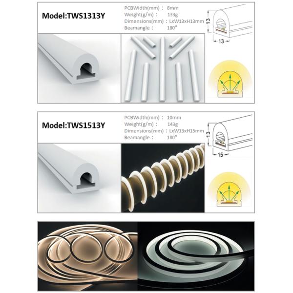 Гибкая трубка 12×12mm силикона СИД для неонового ODM OEM светов СИД
