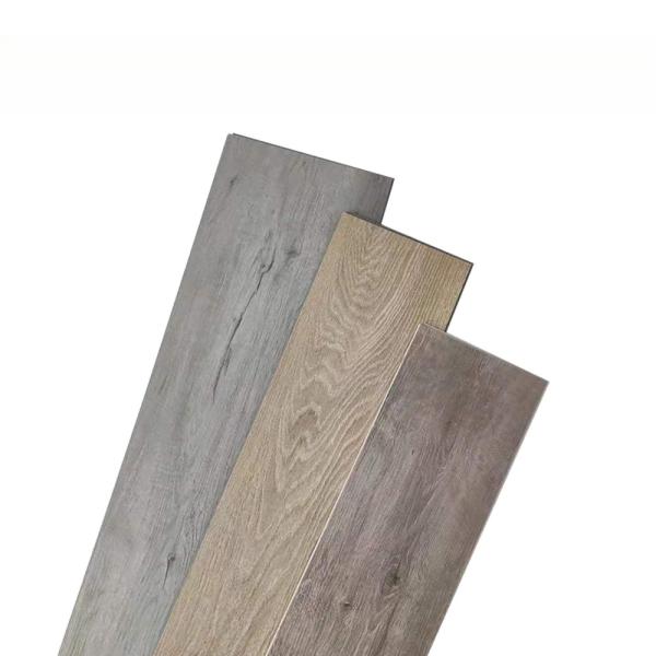 Unilin Click System 6mm 7mm Texturas de madera SPC Plancha de suelo para habitaciones de hoteles de lujo