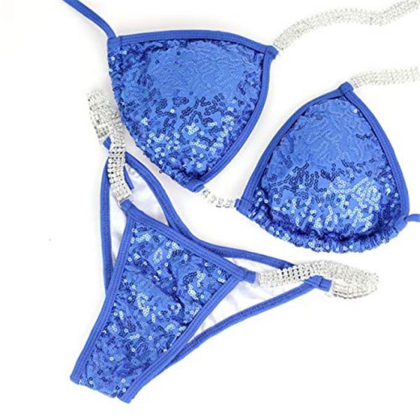 Soft NPC Bikini Competition Suits High Durability Fit Hips 34 - 37