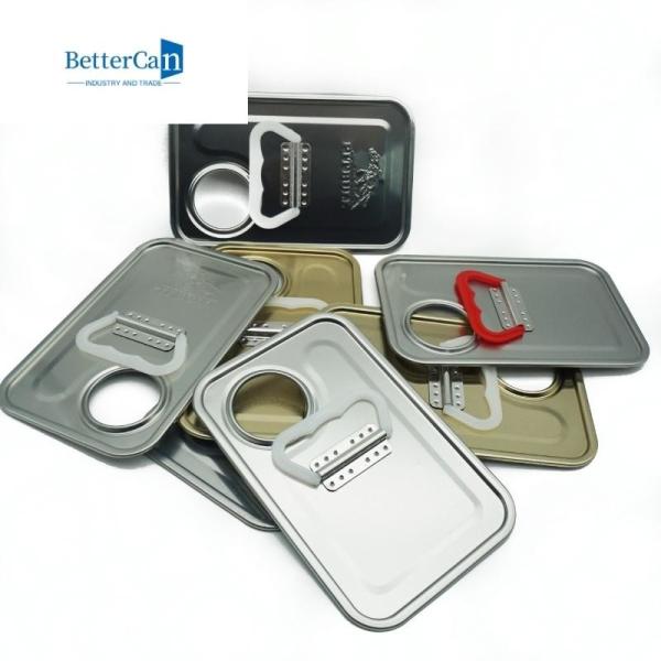 Квадратные аксессуары консервной банки краски Tinplate с ручкой/крышкой