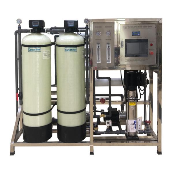1000 litros pelo sistema da osmose reversa do filtro de água da planta de tratamento da água do ro da hora para a água potável