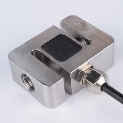 Célula de Carga Tipo S de Aço Inoxidável 50-2000N 15v Tração Compressiva Transdutora