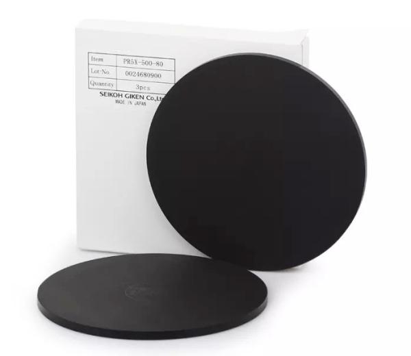 Rubber Fiber Optic Materials Fiber Optic Polishing Pad Seikoh Giken Black