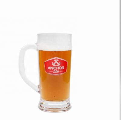 A promoção marcou o vidro de cerveja Stein With Color Decal de 21 onças