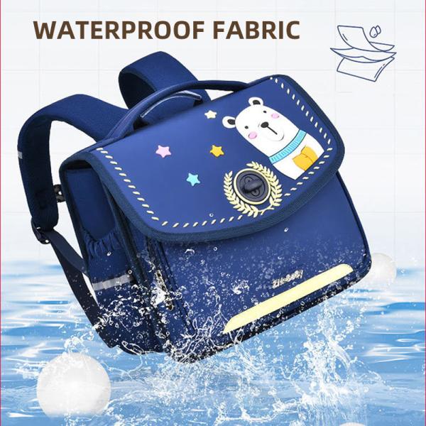 Cartoon Outer Space Kids Backpack Waterproof Childrens School Book Bag