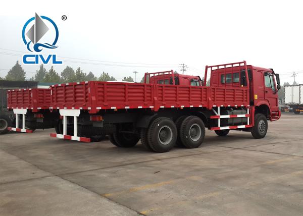 Sinotruk Howo 6x4 336 Hp Cargo Truck With Air Compressor 10 Wheel Cargo Truck