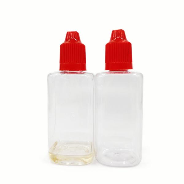 50ml Plastic bottles PET Material Square bottles