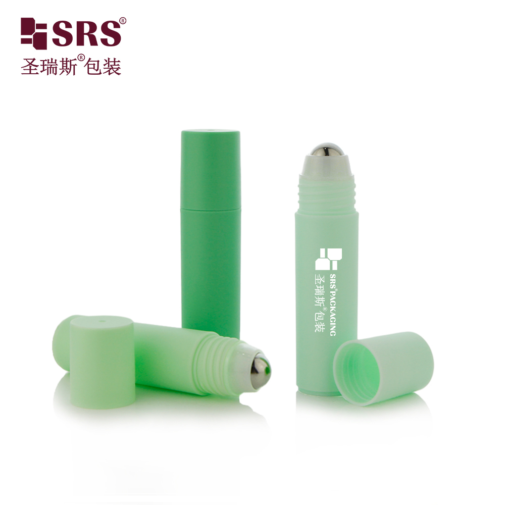 Wholesale 18ml Pcr Plastic Roller Bottle Dome And Flat Cap Option For Aromatherapy