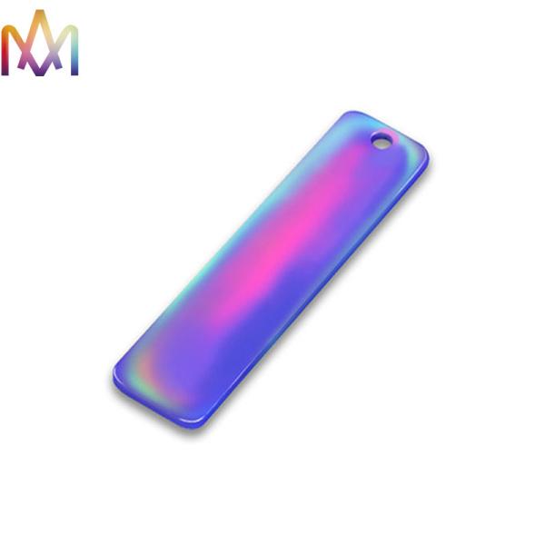 Прямоугольник Tarnish ODM OEM никакой не выгравировал пустые бирки шарма