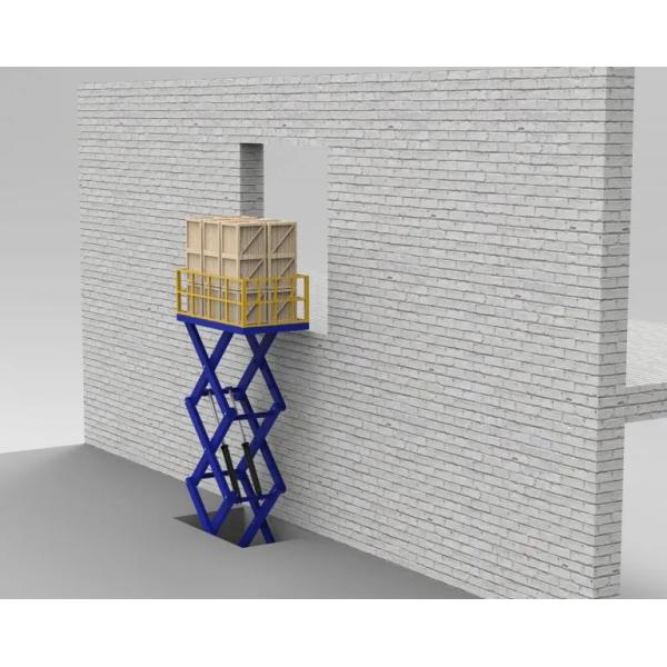 Double Cylinder Scissor Lift Platform 5m 1000kg Electric Scissor Lift Table