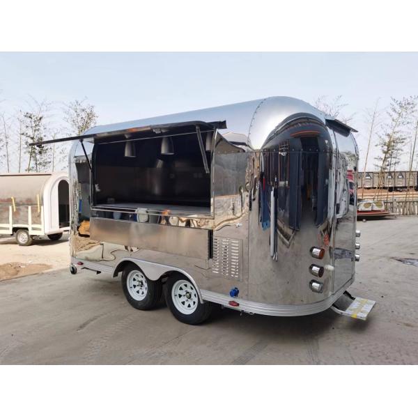 Luxury Airstream Mobile Food Trailer Многофункциональный прицеп для уличных продуктов питания