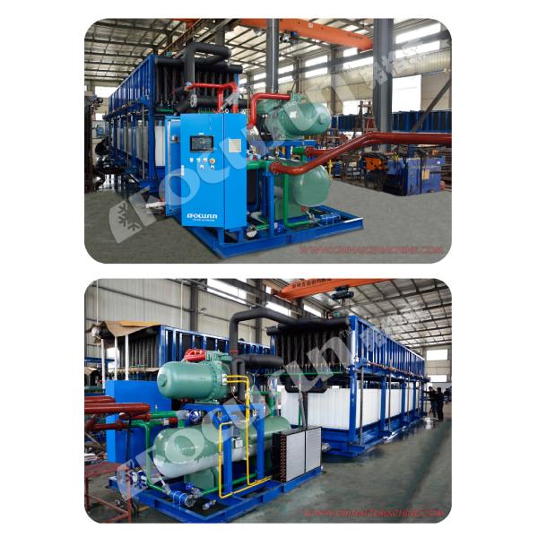 Danfoss Valve Industrial Block Ice Maker for Heavy-Duty Production of 25 Tonnes per Day