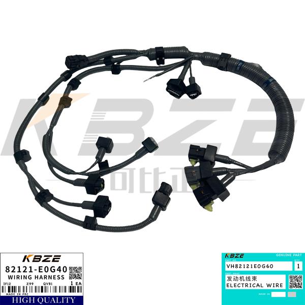 KBZE VH82121E0G60 KOBELCO SK200-8 ENGINE WIRING HARNESS VH82121E0G40 82121-E0G40 FOR HINO J05E ENGINE