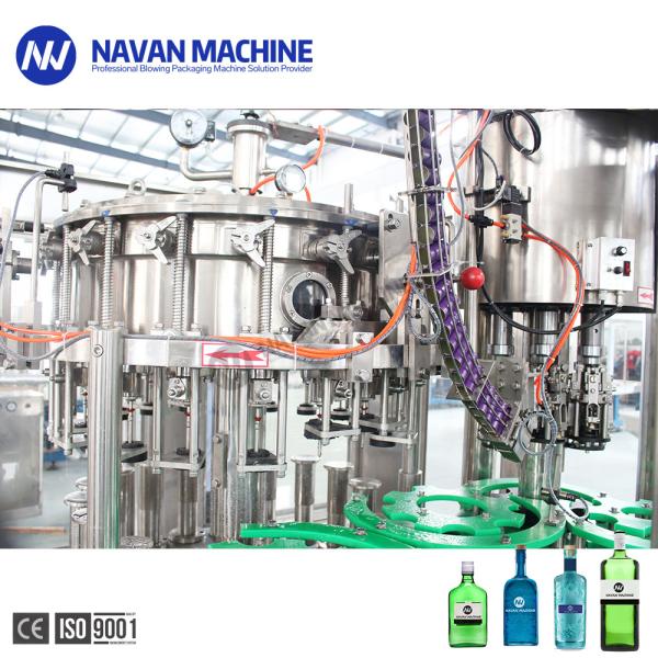 2 In 1 Glass Bottle Sparkling Drink Vodka Washing Filling Capping Machine