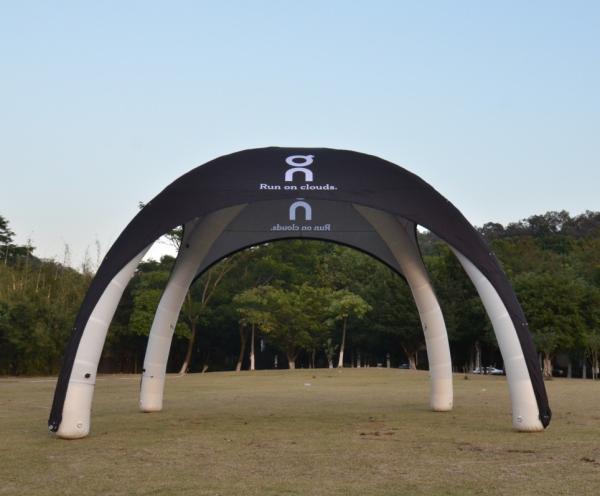 Pop Up Inflatable Exhibition Tents High Wind Resistance Air Tight Damp Proof