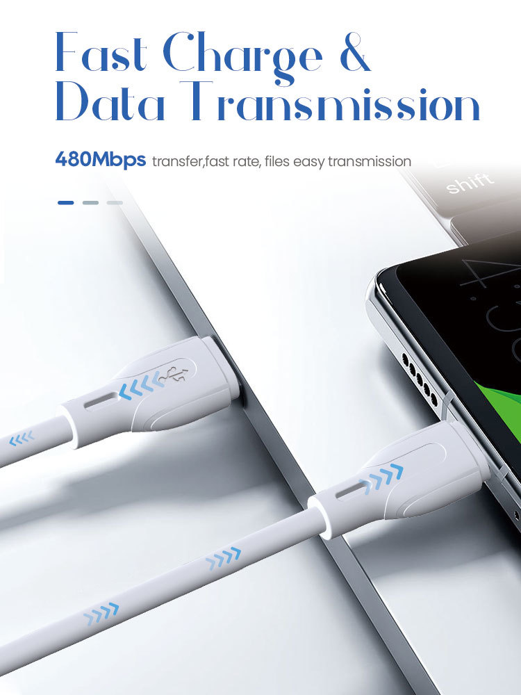 USB 2.0 Type C Cable For High-Speed Data Transfer And Fast Charging And Power Delivery