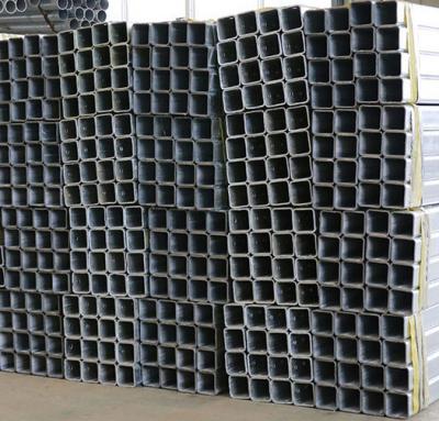 Galvanized Square Highway Guardrail Systems Parts Guardrail Posts 6.0mm Thickness