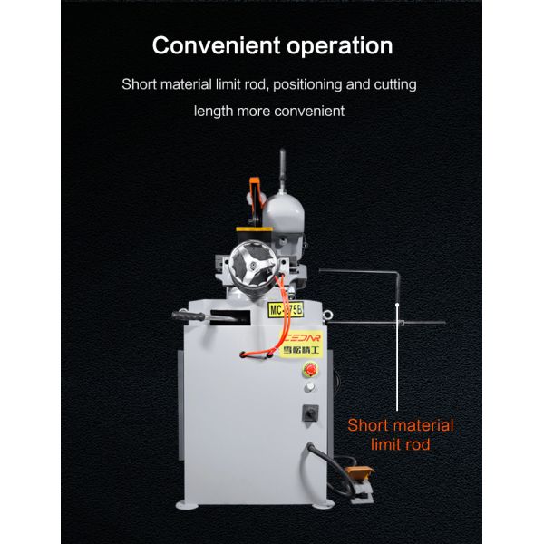 275AC Pneumatic Pipe Cutting Machine No Burrs No Dust Semi Automatic