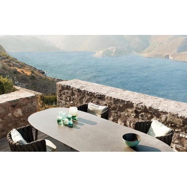 Anti UV Outdoor Rattan Garden Sofa , Luxury Rattan Patio Sofa Furniture