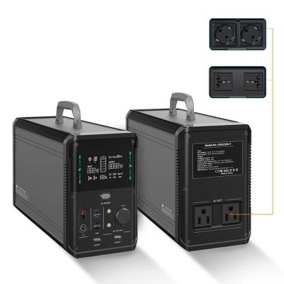 Portable Power Solar Station Generator For Camping LifePO4 Emergency For RV Air Conditioner