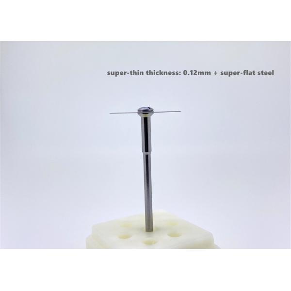 Гибкий роторный режущий диск гальванизировал зубоврачебное тонкое лезвие 0.12mm диаманта