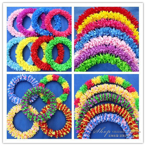 Hawaiian flower garland /Hawaiian Flower Lei/flower wreaths
