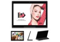 10,1 polegadas frameless toda em um jogador do anúncio do quiosque do PC da tabuleta com a tela da propaganda do androide