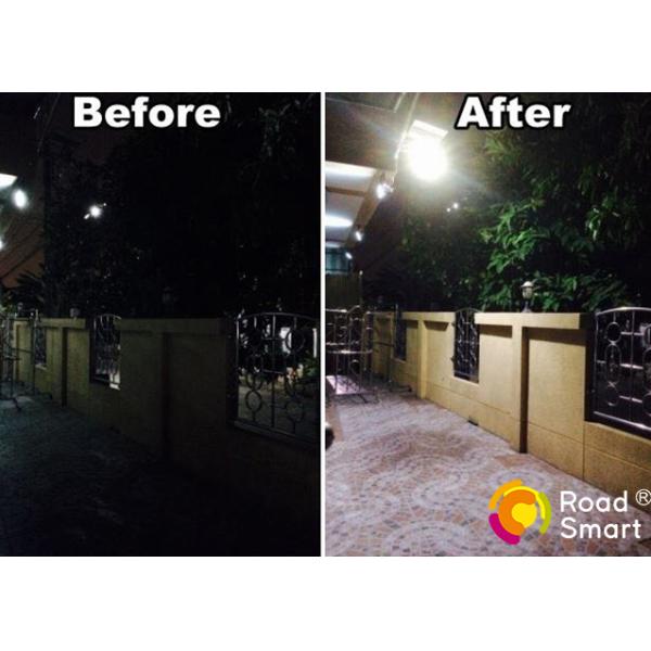 Power Control Solar LED Wall Lights Outdoor 160lm / W With 3 Years Warranty