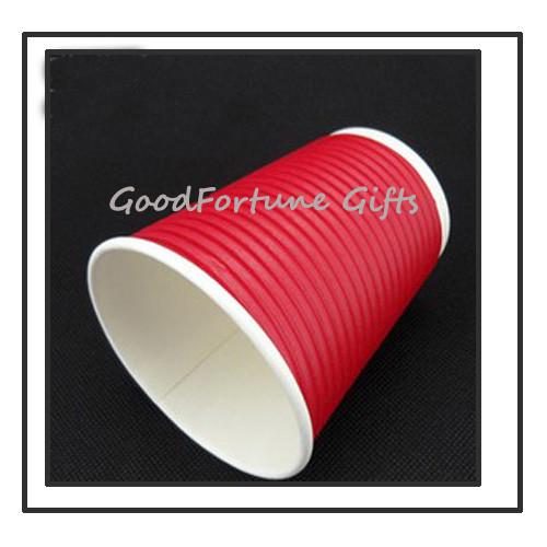 Customed Biodegradable Disposable Paper Cups For Coffee And Water Shop Bar