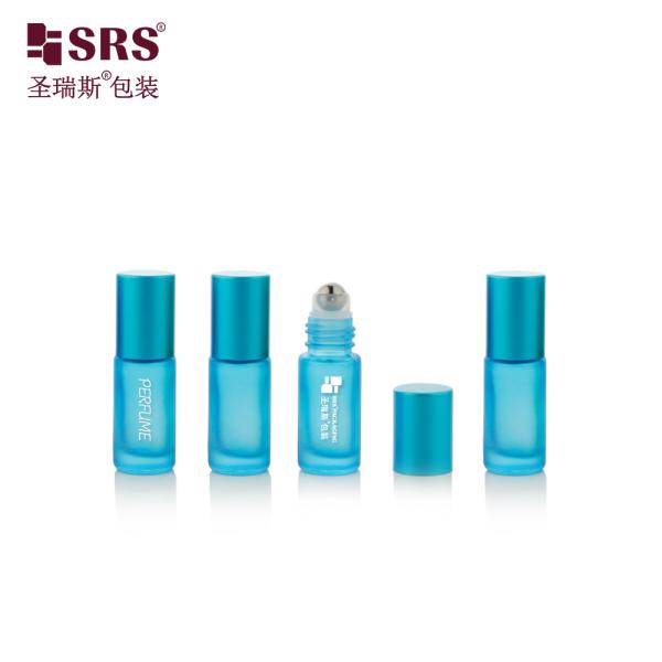 BLPM-5ML SRS Wholesale Clear Transparent Mold Thick Wall Hard Glass Roll On Bottle For Essential Oil No Leakage