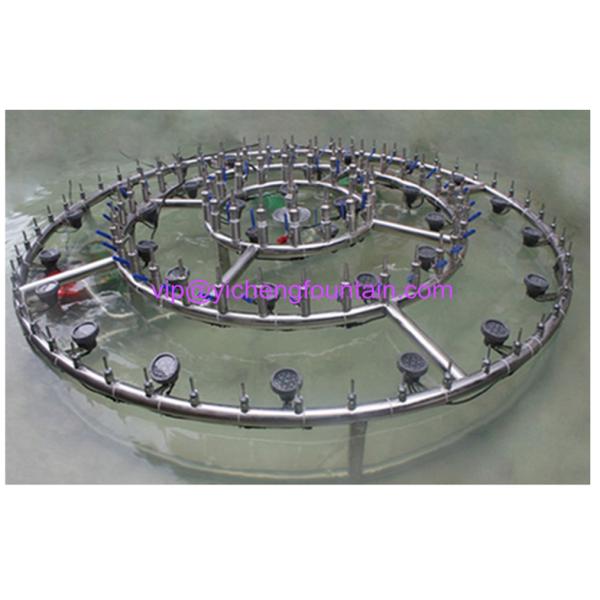 Stainless Steel 304 Water Fountain Equipment With Music / Electrical Control Cabinet