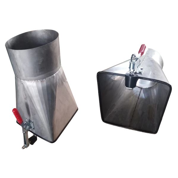 Two Nozzle Motorized Hose Reel Exhaust Extraction System Repair Garages Industrial Hose Reel