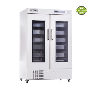 220V/50Hz Or 110V/60HZ Blood Bank Refrigerators With Forced -air Cooling And Alarms