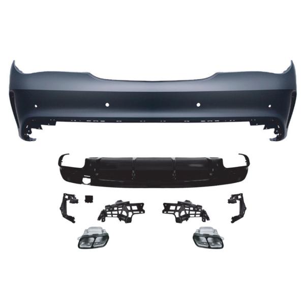 Rear Bumper Car Enclosure Set for Mercedes-Benz W117 CLA 2014-2019 Other Body Parts