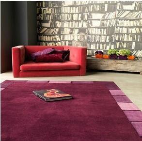 Modern Handtufted Acrylic Carpet Floor Area Rug Cotton Backing