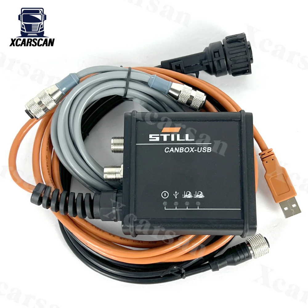 Listo para usar V8.21 para la caja de la carretilla de elevación fija 50983605400 herramienta de diagnóstico Interfaz fija de la caja original de la caja de bus