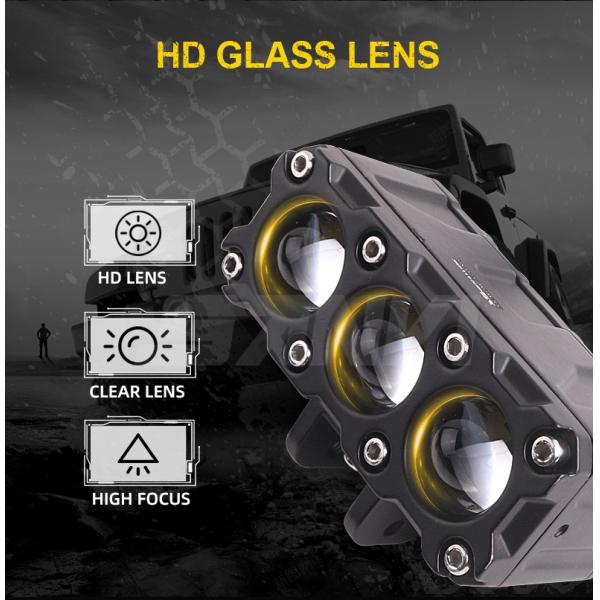 Белый желтый мотоциклетный фары светодиодные мотоциклетные фонари IP67 30000 часов