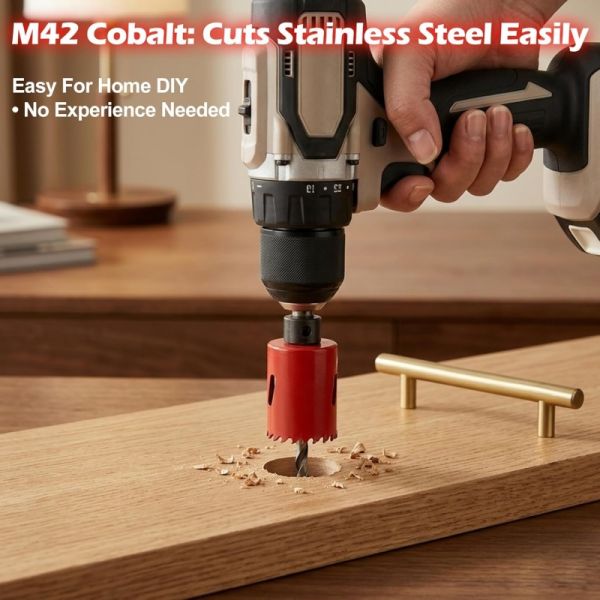 32mm Metal Hole Saw Cutter Triangle Color Painting Cobalt Hole Cutter