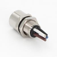 M8 4 pin conector trasero de montaje recto IP67 pre-cableado IEC 61076-2-104
