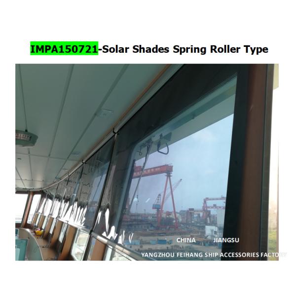 Marine Solar Shade roller blind & Marine Solar screen roller type blind with cassette box- Blin for the vessel’s bridge window