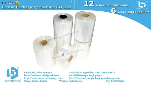 Strong PE film roll customized for hardware packaging by Bestar counting packing machine