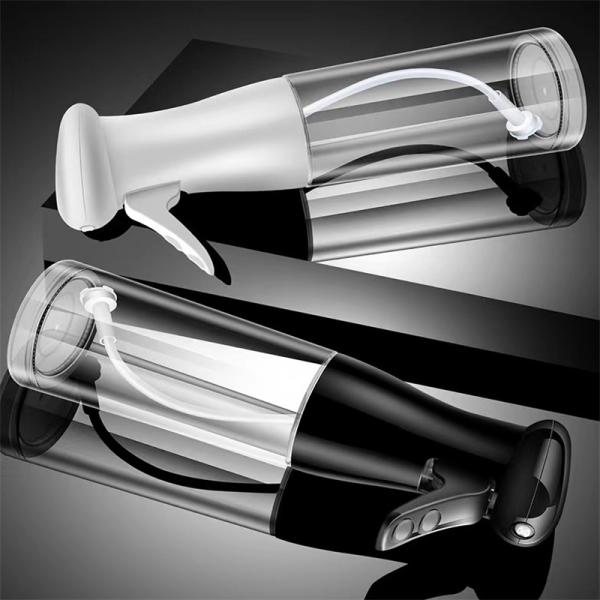 Portable BBQ Kitchen Calcium Sodium Glass Olive Oil Sprayer Atomized Spray Oil Bottle