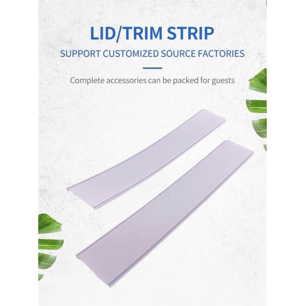 Profil en plastique blanc personnalisé bordure décoration PVC bande PVC bande décoration S revêtements muraux PVC décoratifs