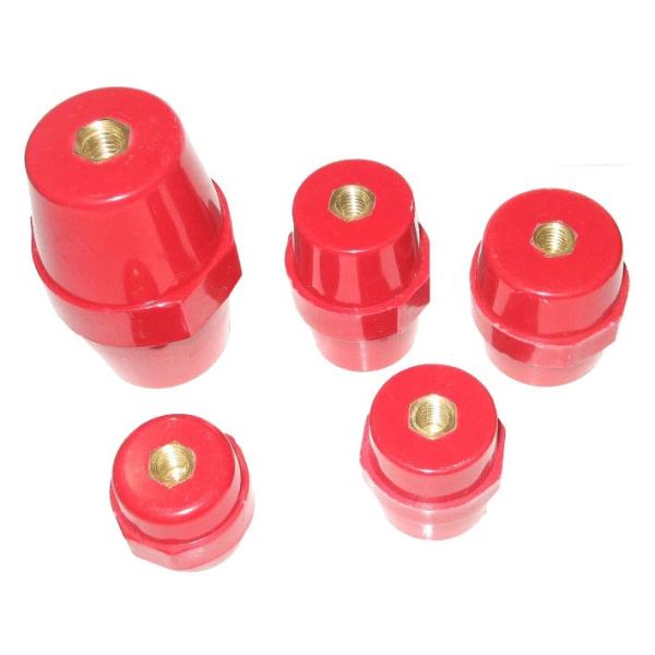 6-25KV PE Insulation SM Type Bus bar Insulators With Brass Screw for Power Distribution