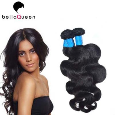 Cutícula completa e do cabelo europeu livre do Virgin do emaranhado trama preta natural do cabelo humano