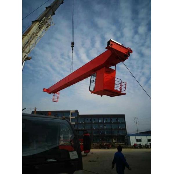 Customized Double Beam Overhead Crane , Gantry Crane With Electric Hoist