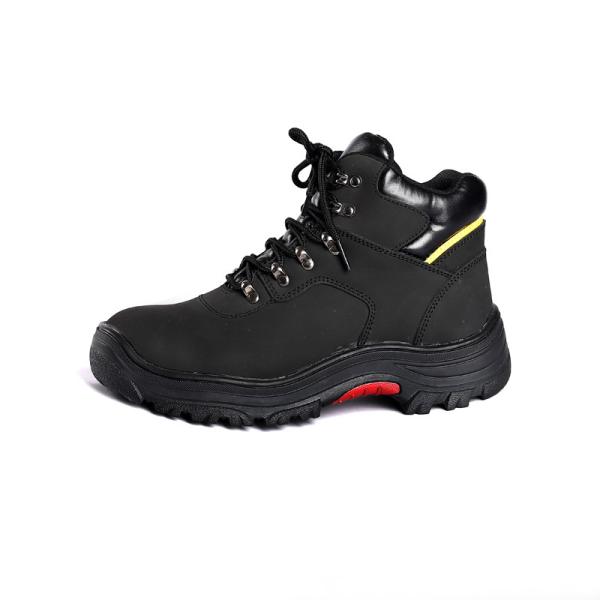 Anti Static Genuine Leather Work Anti Puncture Anti Smashing Boots Steel Toe Steel Plate Safety Shoes